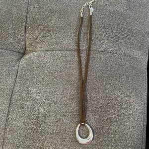 Premier Designs Silver Pendant Necklace